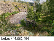 Порог Ревун на реке Исеть, Каменский городской округ, Свердловская область (2024 год). Стоковое фото, фотограф Pukhov K / Фотобанк Лори