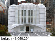 St. Nicholas Greek Orthodox Church, church and shrine in the World Trade Center in Lower Manhattan, New York City. It was consecrated on July 4, 2022. Редакционное фото, фотограф Валерия Попова / Фотобанк Лори