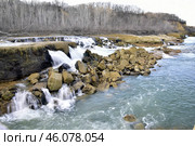 Водопады, белореченский разлом, Краснодарский край. Стоковое фото, фотограф Оглоблин Андрей Николаевич / Фотобанк Лори