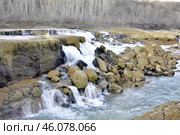 Водопады, белореченский разлом, Краснодарский край. Стоковое фото, фотограф Оглоблин Андрей Николаевич / Фотобанк Лори