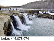 Водопады, белореченский разлом, Краснодарский край (2014 год). Редакционное фото, фотограф Оглоблин Андрей Николаевич / Фотобанк Лори