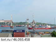Владивостокский морской торговый порт (2022 год). Редакционное фото, фотограф Free Wind / Фотобанк Лори