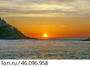 Sunset in San Sebastian, Spain (2018 год). Стоковое фото, фотограф Boris Breytman / Фотобанк Лори