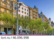 Street in San Sebastian, Spain (2018 год). Стоковое фото, фотограф Boris Breytman / Фотобанк Лори