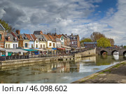 embankment in Amiens, France (2016 год). Стоковое фото, фотограф Boris Breytman / Фотобанк Лори