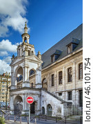 La Fierte Saint-Romain chapel, Rouen, France (2016 год). Стоковое фото, фотограф Boris Breytman / Фотобанк Лори