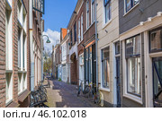 Street in Delft, Netherlands (2016 год). Стоковое фото, фотограф Boris Breytman / Фотобанк Лори