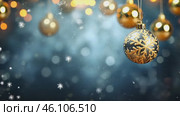 Snowglobe In Eve Night - Wish Concept - Abstract Defocused Christmas Background. Стоковое AI-видео, аниматор Ирина Старикова / Фотобанк Лори