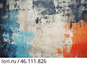 Abstract expressionist painting with bold colors. Стоковое AI-изображение, AI-художник Иван Рябоконь / Фотобанк Лори
