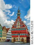 Old Town Hall, Esslingen am Neckar, Germany (2016 год). Стоковое фото, фотограф Boris Breytman / Фотобанк Лори