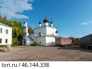Храм Николы от Торга. Псков (2019 год). Редакционное фото, фотограф Александр Щепин / Фотобанк Лори