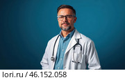 Portrait of a male doctor. Стоковое AI-изображение, AI-художник Boris Vasilenko / Фотобанк Лори