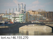 Москва, Россия - 11 апреля 2019: Городской пейзаж. Редакционное фото, фотограф YuryKara / Фотобанк Лори