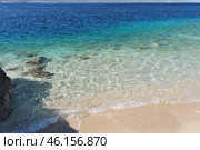 View of the adriatic sea and the coast in Croatia (2009 год). Стоковое фото, фотограф Александр Карпенко / Фотобанк Лори