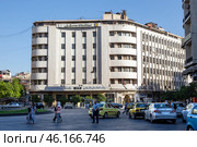 Ahli Trust Bank ATB in center of the city of Damascus. Republic of Syria. Редакционное фото, фотограф Евгений Ткачёв / Фотобанк Лори