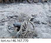 Фрагмент панорамы "Оборона Севастополя 1854-1855 гг." Россия, Севастополь, Исторический бульвар, 10. (2019 год). Редакционное фото, фотограф Сергей Елизарьев / Фотобанк Лори