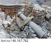 Фрагмент панорамы "Оборона Севастополя 1854-1855 гг." Россия, Севастополь, Исторический бульвар, 10. (2019 год). Стоковое фото, фотограф Сергей Елизарьев / Фотобанк Лори