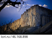 Белая скала Ак-Кая в Белогорском районе Крыма (2009 год). Стоковое фото, фотограф Snezka / Фотобанк Лори