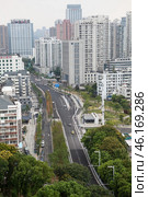 Центральная часть города Ухань, Китай (2024 год). Редакционное фото, фотограф Кекяляйнен Андрей / Фотобанк Лори