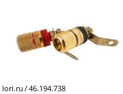 Соединители проводов без пайки на белом фоне. Push-wire connector  on white background. Стоковое фото, фотограф Татьяна Д / Фотобанк Лори