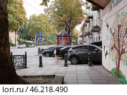 Улица Шота Руставели, Тбилиси, Грузия. Редакционное фото, фотограф Evgenia Shevardina / Фотобанк Лори
