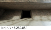 Reliable concrete shelter with secure entrance, safe hideout, durable walls, protective refuge, modern structure, strong underground construction, trustworthy environment, hidden bunker. Стоковое фото, фотограф Павел Муравьев / Фотобанк Лори