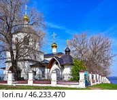 Церковь Константина и Елены. Летний день. Остров-град Свияжск. Республика Татарстан. Россия (2024 год). Стоковое фото, фотограф Александр Тараканов / Фотобанк Лори