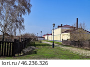 Свияжск. Двухэтажное здание (2024 год). Стоковое фото, фотограф Александр Тараканов / Фотобанк Лори