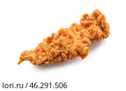 Tasty nugget on white background. Стоковое фото, фотограф Pixel_shot / Фотобанк Лори