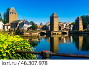 Barrage Vauban in Strasbourg - Barrage Vauban in Strasbourg, France. Стоковое фото, фотограф Яков Филимонов / Фотобанк Лори
