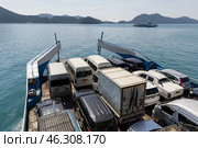 Таиланд. Ко Чанг. Паромная переправа на остров Ко Чанг с материка. Thailand. Koh Chang. Koh Chang Island ferry from mainland. Стоковое фото, фотограф Алексей Смышляев / Фотобанк Лори