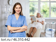 Young doctor portrait. Стоковое фото, фотограф Яков Филимонов / Фотобанк Лори