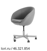 Swivel chair on white background. Стоковое фото, фотограф Pixel_shot / Фотобанк Лори