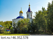 Храм в честь иконы Божией Матери "Целительница". Город Тюмень (2015 год). Стоковое фото, фотограф Александр Тараканов / Фотобанк Лори