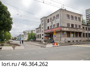 Рыбинск, Ярославская область, Россия. Дом связи (почтамт). Улица Пушкина, 45 / улица Радищева, 33 (2024 год). Редакционное фото, фотограф Елена Коромыслова / Фотобанк Лори