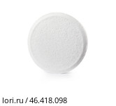Soluble tablet isolated on white background. Стоковое фото, фотограф Pixel_shot / Фотобанк Лори