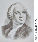 Михаил Васильевич Ломоносов (1711-1765) - первый крупный русский учёный-естествоиспытатель, поэт и филолог. Академик Петербургской академии наук. Редакционное фото, фотограф Сергей Елизарьев / Фотобанк Лори