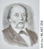 Иван Александрович Гончаров (1812- 1891) - русский писатель и литературный критик. Член-корреспондент Петербургской академии наук по разряду русского языка и словесности, действительный статский советник. Редакционное фото, фотограф Сергей Елизарьев / Фотобанк Лори