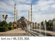 Akhmad Kadyrov Mosque (2021 год). Редакционное фото, фотограф Юлия Белоусова / Фотобанк Лори