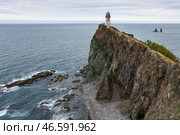 Приморский край. Маяк Рудный на мысе Бринера. Стоковое фото, фотограф Юрий Смитюк / ТАСС / Фотобанк Лори