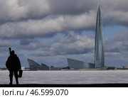 Санкт-Петербург. Многофункциональный комплекс "Лахта-центр" (2022 год). Редакционное фото, фотограф Петр Ковалев / ТАСС / Фотобанк Лори