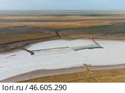 Астраханская область. Соленое озеро Мазна-Хаг (2022 год). Стоковое фото, фотограф Эрик Романенко / ТАСС / Фотобанк Лори