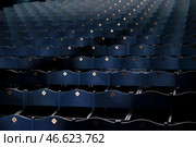 Стулья в зрительном зале. Стоковое фото, фотограф Сергей Фадеичев / ТАСС / Фотобанк Лори