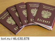 Паспорта граждан Российской Федерации. Стоковое фото, фотограф Александр Река / ТАСС / Фотобанк Лори