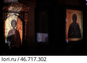 Икона мученика Трифона, Троицкий храм Реутова. Редакционное фото, фотограф Дмитрий Неумоин / Фотобанк Лори