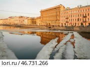 Весенний Петербург. Вид с моста Ломоносова (2010 год). Стоковое фото, фотограф Александр Алексеев / Фотобанк Лори
