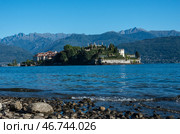 Остров Изола-Белла (Isola Bella ) на озере Маджоре ( Maggiore) , Борромейские острова, Пьемонт Стреза, Италия (2018 год). Стоковое фото, фотограф Дымов Игорь / Фотобанк Лори