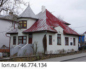 "Дом Грегоровича". Беларусь, Брестская область, город Пинск, Комсомольская улица, 1 (2020 год). Редакционное фото, фотограф Алексей Иванов / Фотобанк Лори