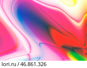 Multicolored kaleidoscope, spiral from the center. Стоковая иллюстрация, иллюстратор Vladislav_v / Фотобанк Лори