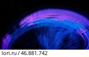 Abstract colorful paint reactions, psychedelic liquid light show, dye patterns in water, oil, paint. Стоковое фото, фотограф David Kashakhi / Фотобанк Лори
